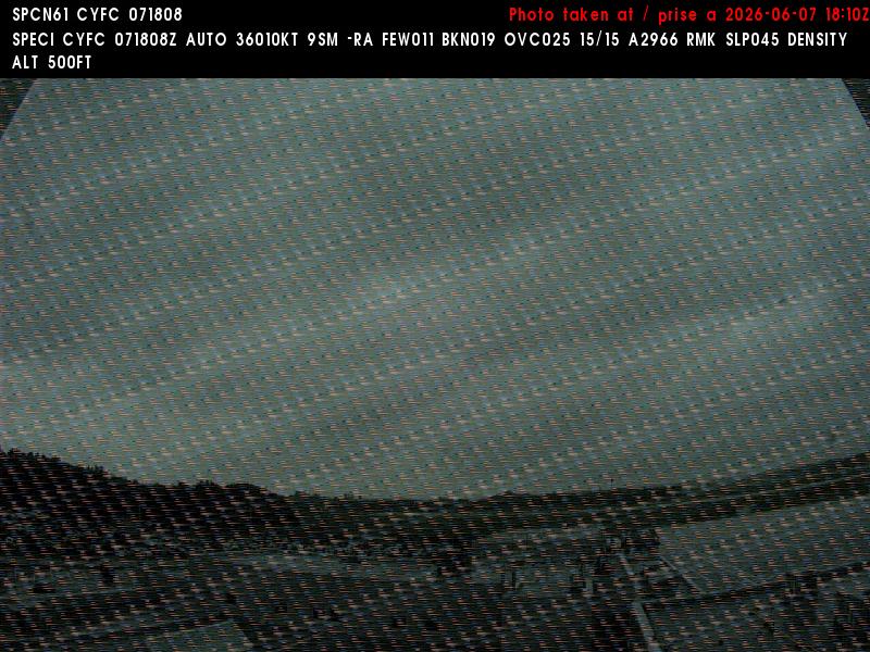 Web Cam image of Fredericton Airport (East)