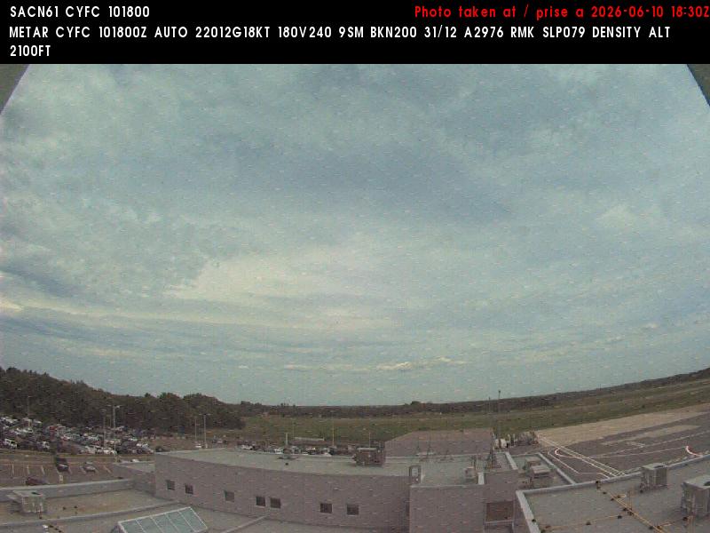Web Cam image of Fredericton Airport (East)