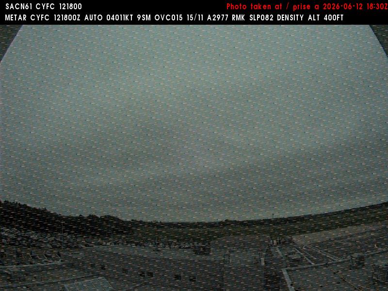 Web Cam image of Fredericton Airport (East)
