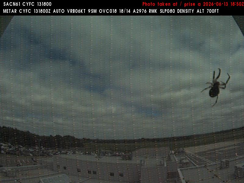 Web Cam image of Fredericton Airport (East)