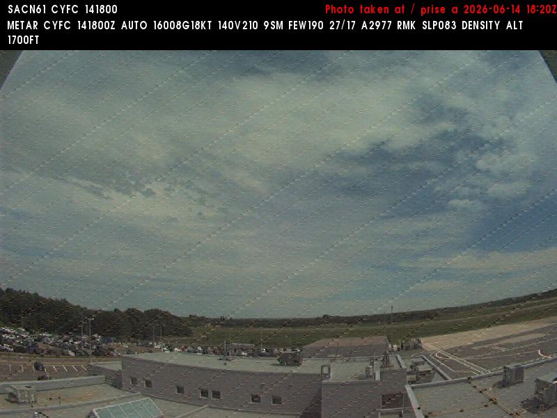 Web Cam image of Fredericton Airport (East)