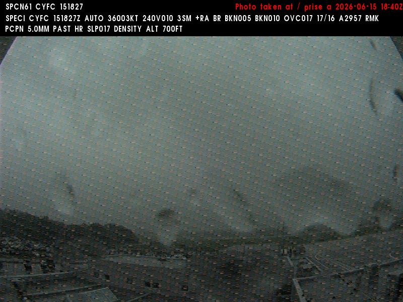 Web Cam image of Fredericton Airport (East)