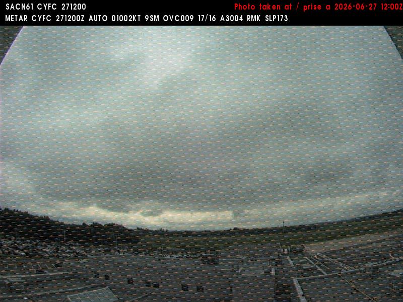 Web Cam image of Fredericton Airport (East)