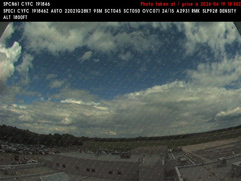 Web Cam image of Fredericton Airport (East)