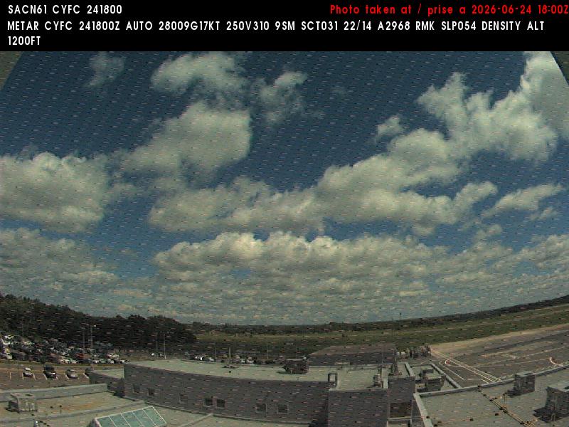 Web Cam image of Fredericton Airport (East)