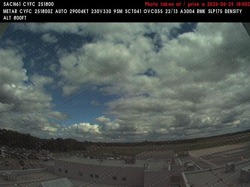 Web Cam image of Fredericton Airport (East)