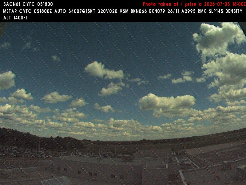 Web Cam image of Fredericton Airport (East)