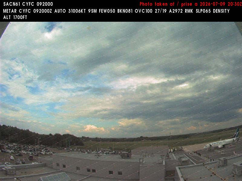 Web Cam image of Fredericton Airport (East)