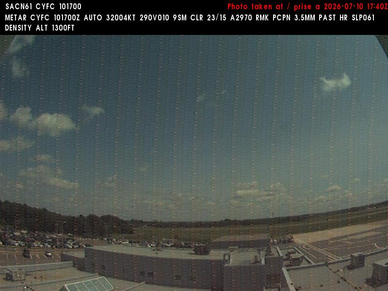 Web Cam image of Fredericton Airport (East)