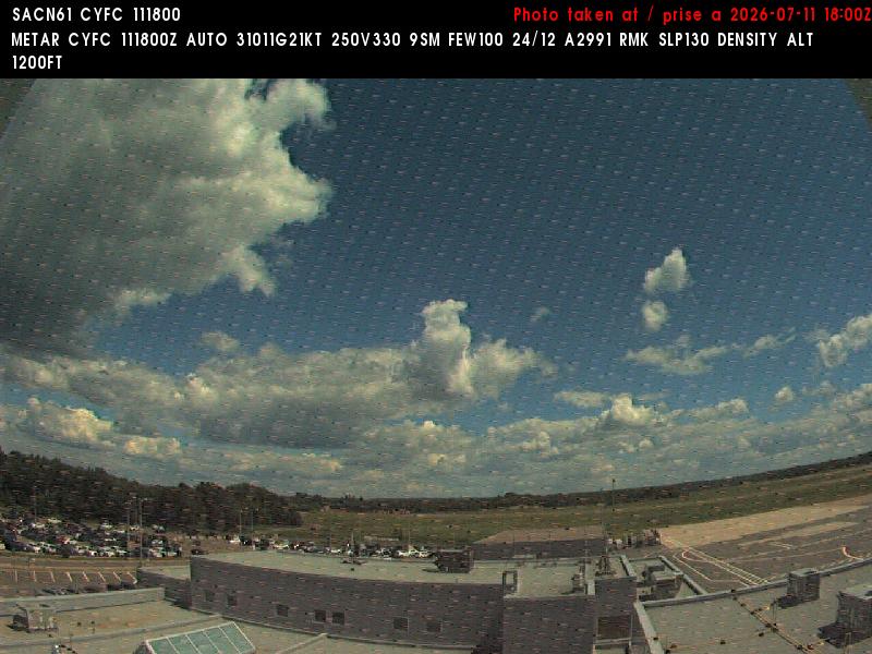Web Cam image of Fredericton Airport (East)
