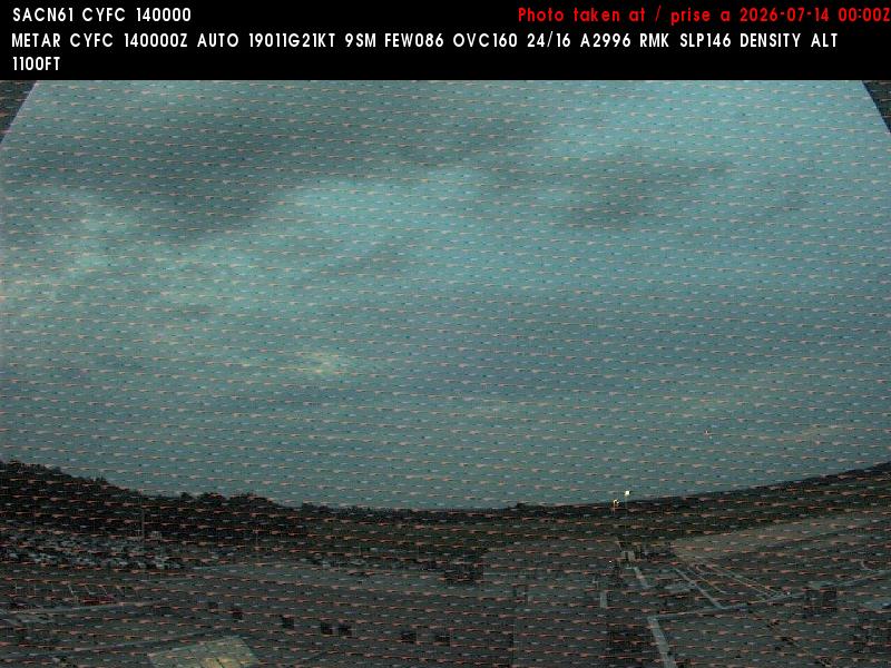 Web Cam image of Fredericton Airport (East)