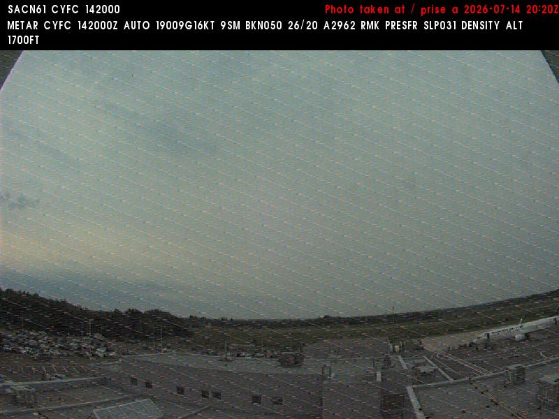 Web Cam image of Fredericton Airport (East)