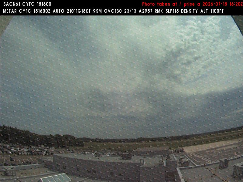 Web Cam image of Fredericton Airport (East)