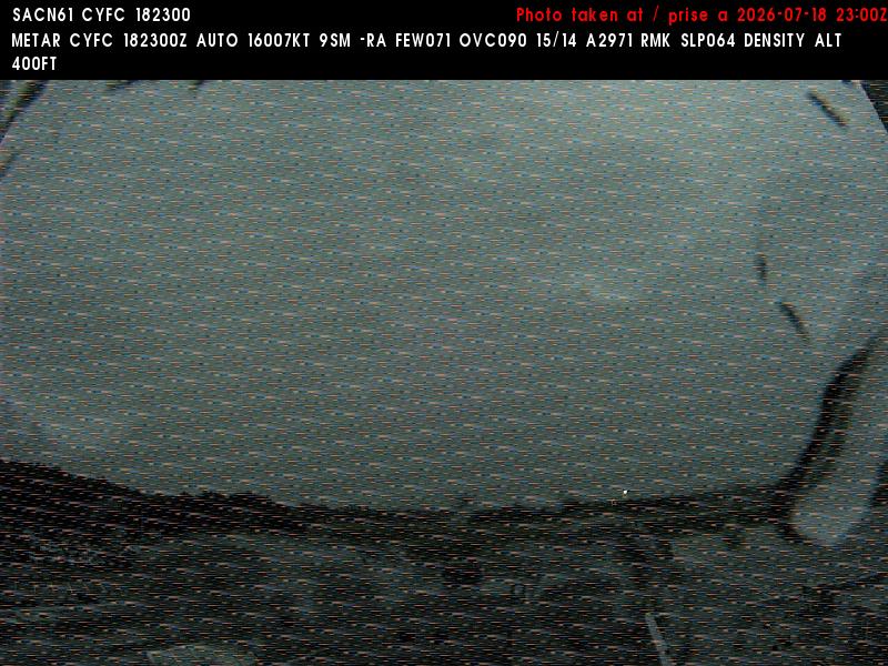 Web Cam image of Fredericton Airport (East)