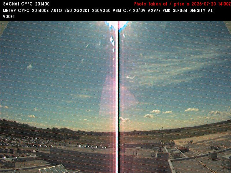 Web Cam image of Fredericton Airport (East)