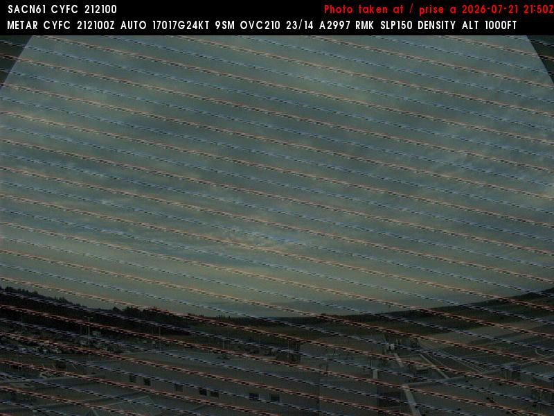 Web Cam image of Fredericton Airport (East)