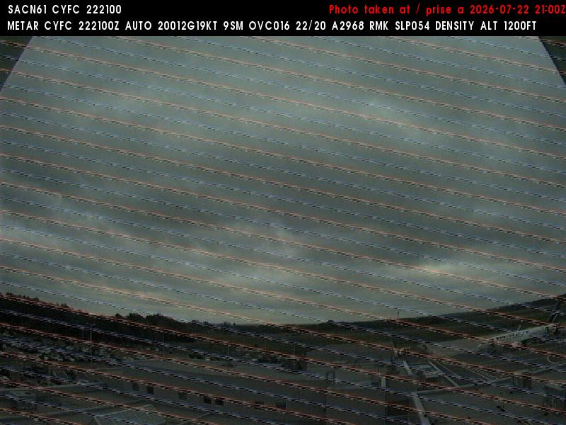Web Cam image of Fredericton Airport (East)
