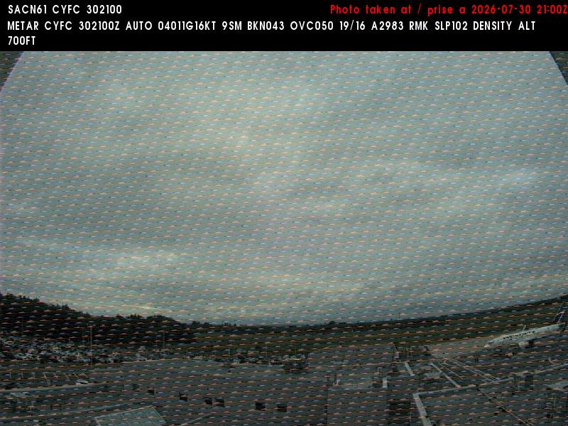 Web Cam image of Fredericton Airport (East)