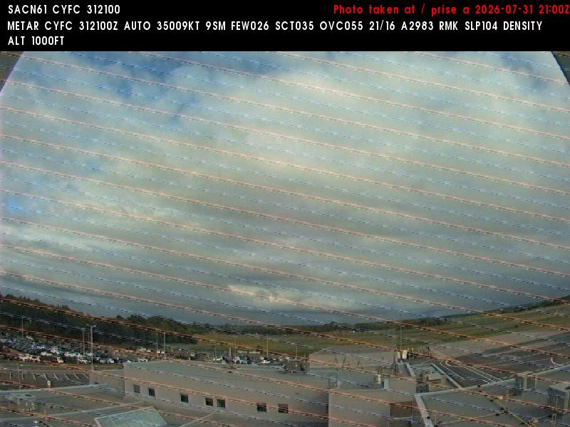 Web Cam image of Fredericton Airport (East)