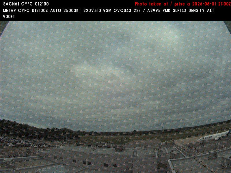 Web Cam image of Fredericton Airport (East)