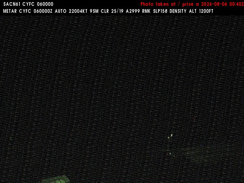 Web Cam image of Fredericton Airport (East)