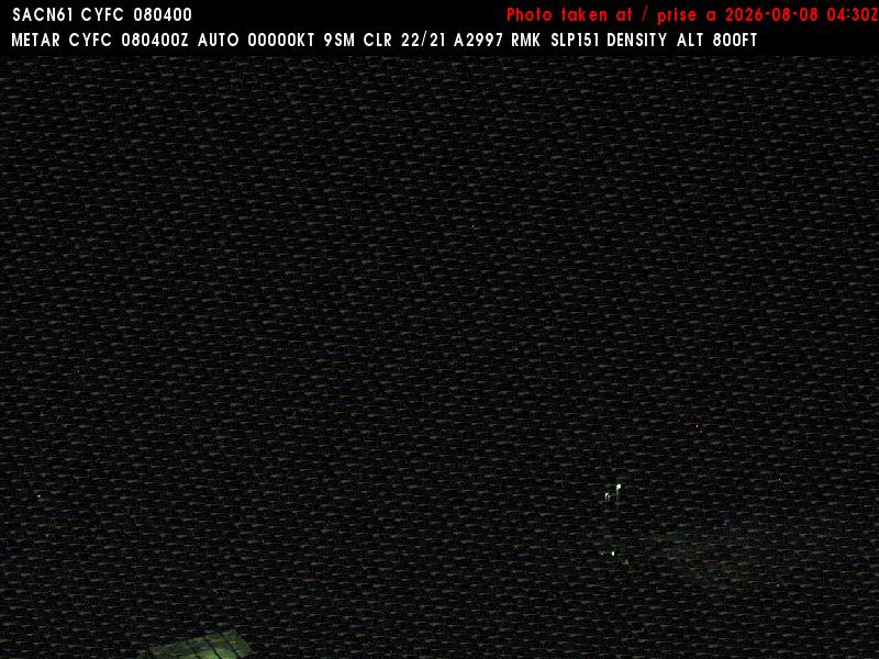 Web Cam image of Fredericton Airport (East)