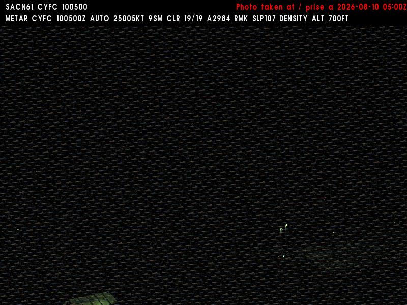 Web Cam image of Fredericton Airport (East)