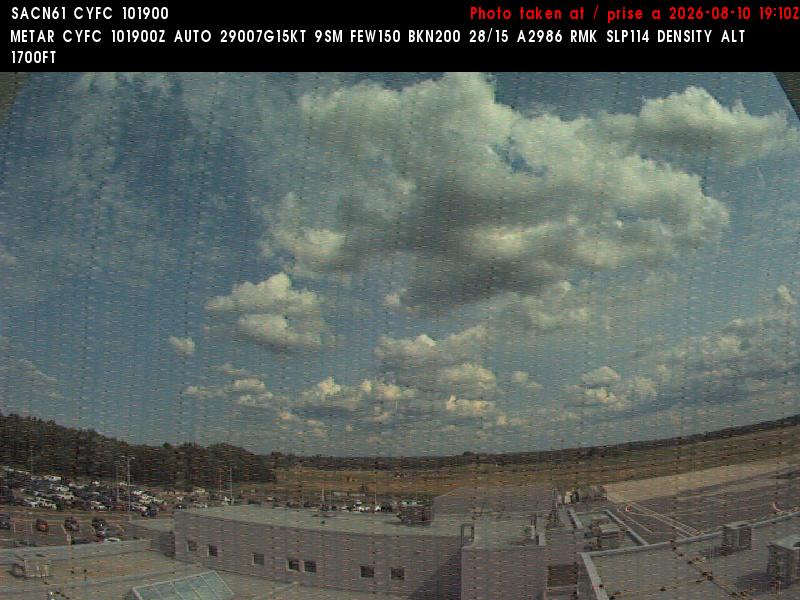 Web Cam image of Fredericton Airport (East)