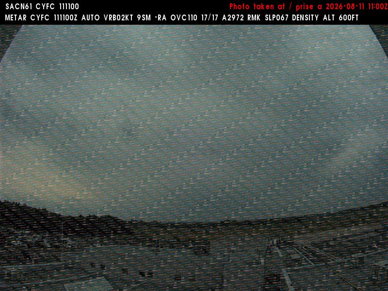 Web Cam image of Fredericton Airport (East)