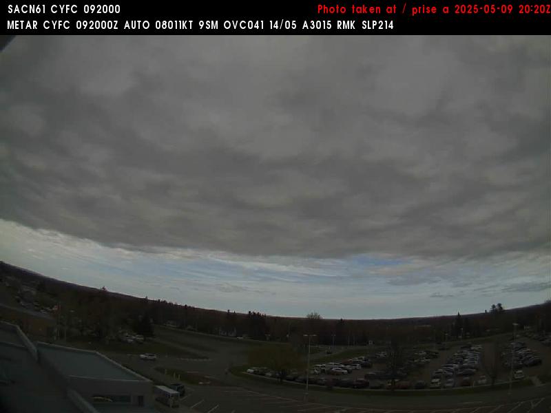 Web Cam image of Fredericton Airport (North)