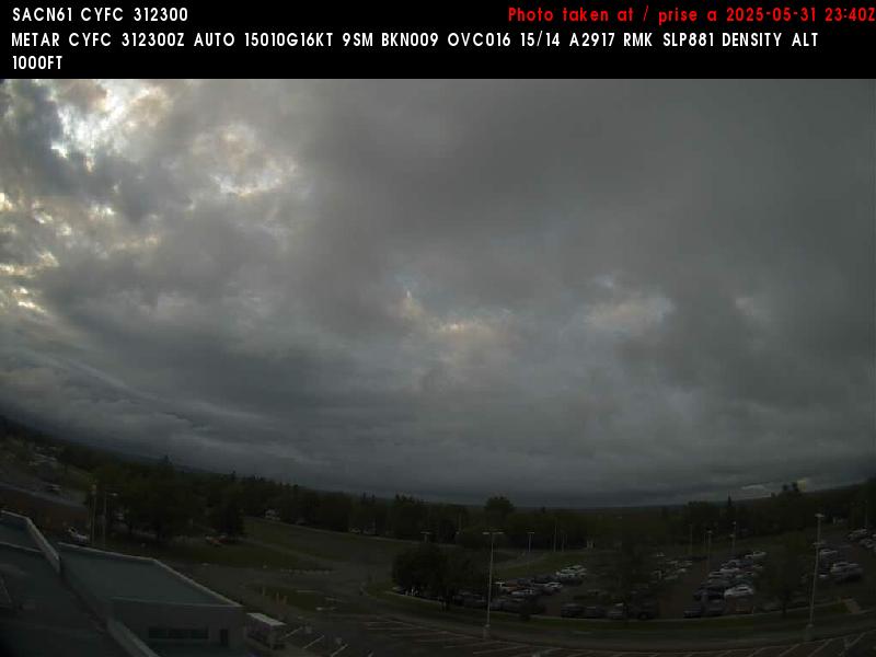 Web Cam image of Fredericton Airport (North)