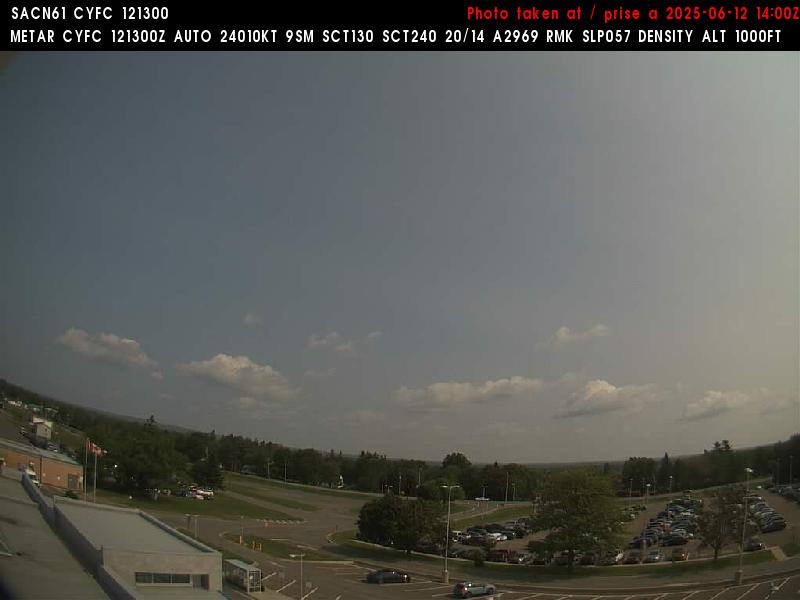 Web Cam image of Fredericton Airport (North)