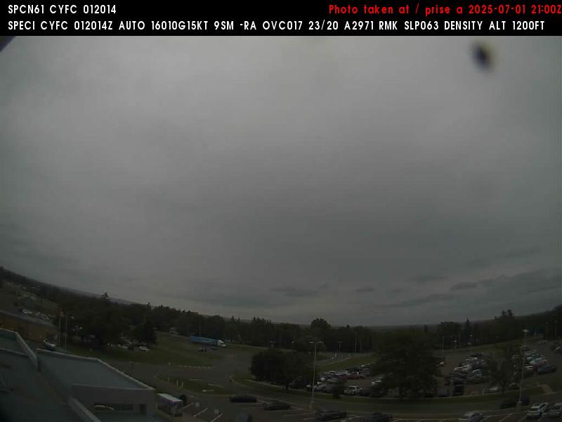 Web Cam image of Fredericton Airport (North)