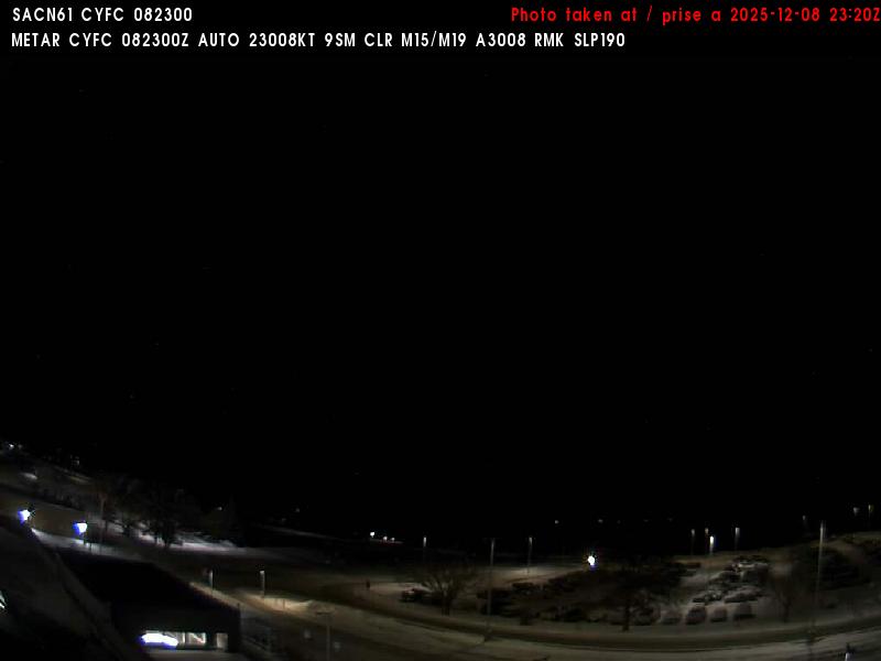Web Cam image of Fredericton Airport (North)