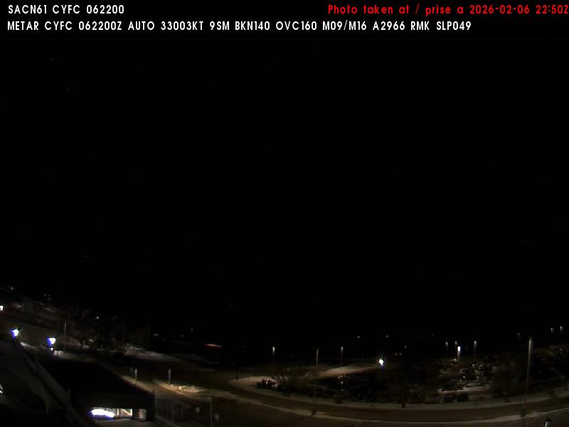 Web Cam image of Fredericton Airport (North)