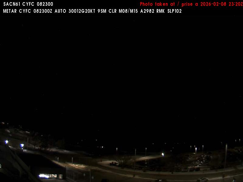 Web Cam image of Fredericton Airport (North)