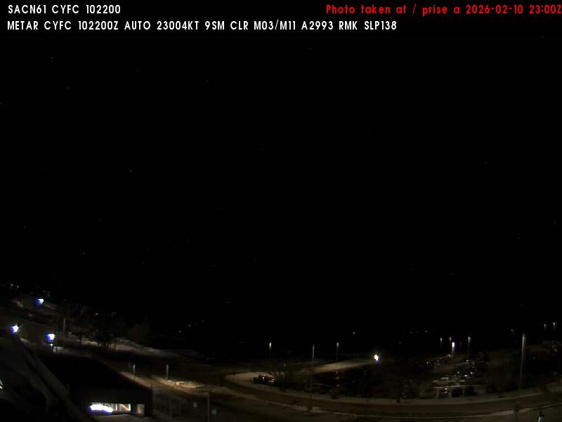 Web Cam image of Fredericton Airport (North)