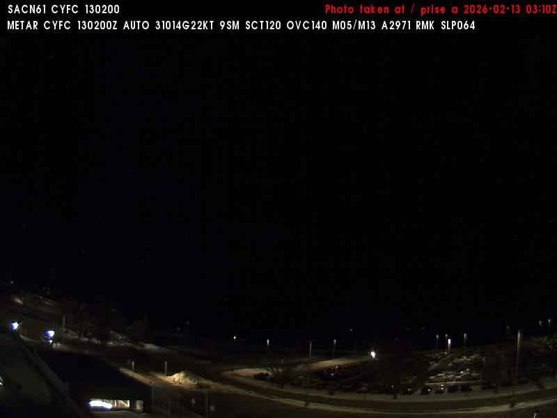 Web Cam image of Fredericton Airport (North)