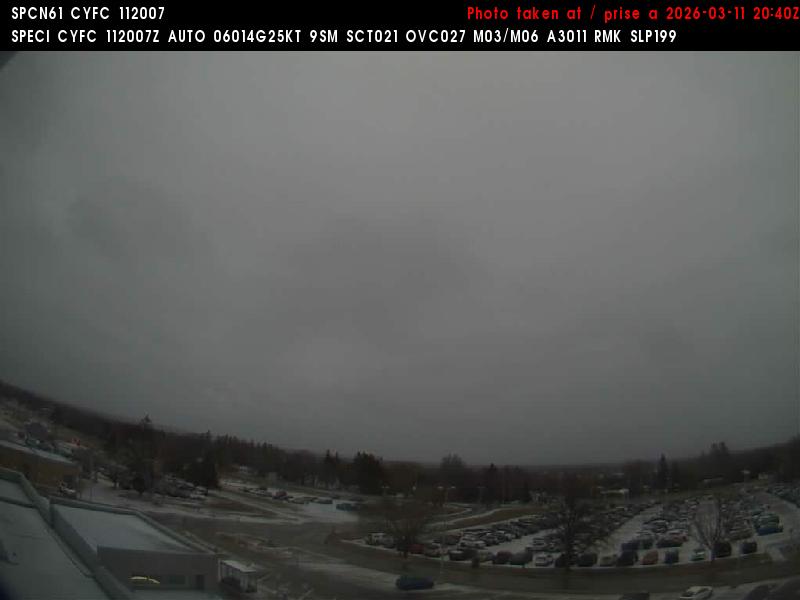 Web Cam image of Fredericton Airport (North)