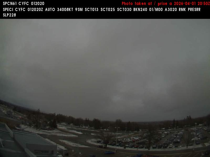 Web Cam image of Fredericton Airport (North)