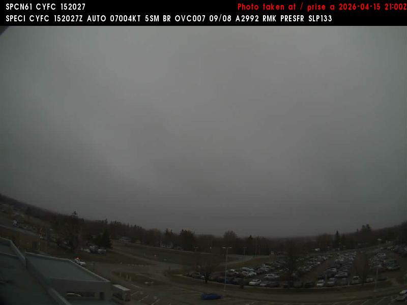 Web Cam image of Fredericton Airport (North)