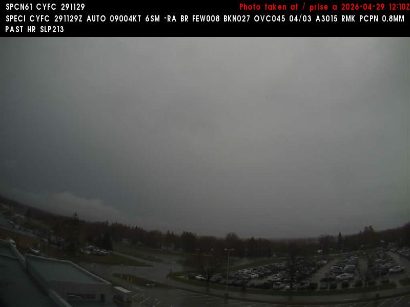 Web Cam image of Fredericton Airport (North)