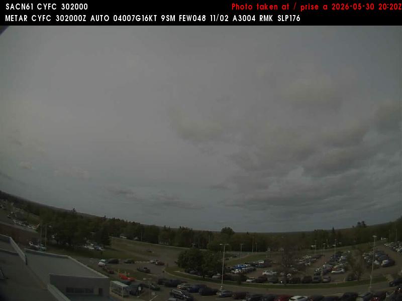 Web Cam image of Fredericton Airport (North)
