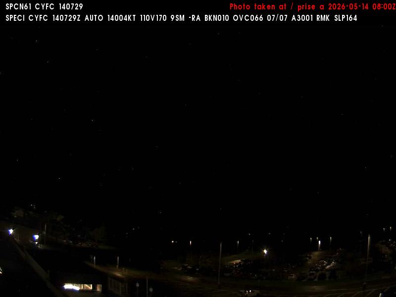 Web Cam image of Fredericton Airport (North)