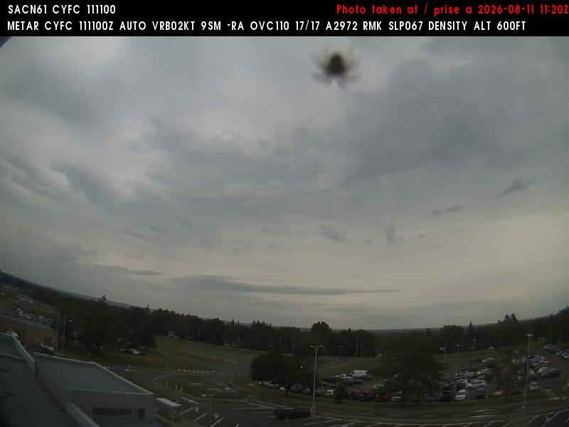 Web Cam image of Fredericton Airport (North)