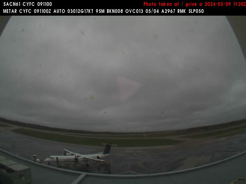 Web Cam image of Fredericton Airport (South West)