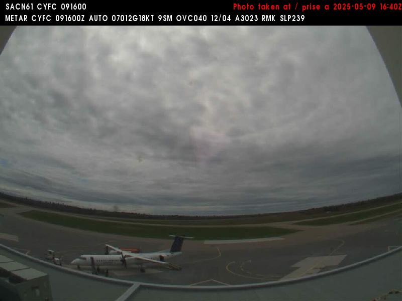 Web Cam image of Fredericton Airport (South West)