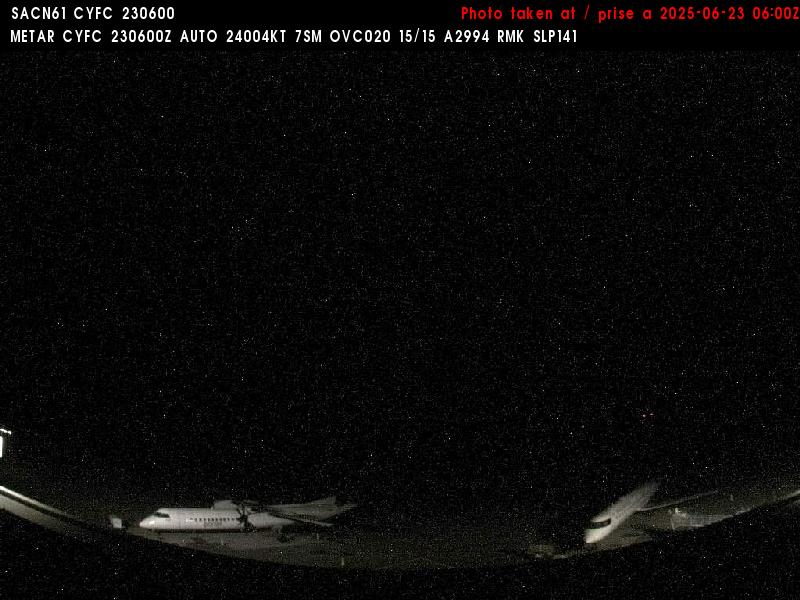 Web Cam image of Fredericton Airport (South West)