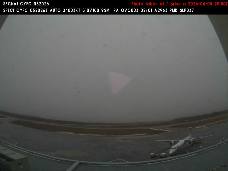 Web Cam image of Fredericton Airport (South West)