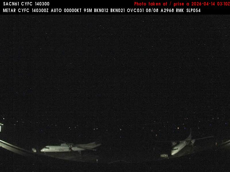 Web Cam image of Fredericton Airport (South West)